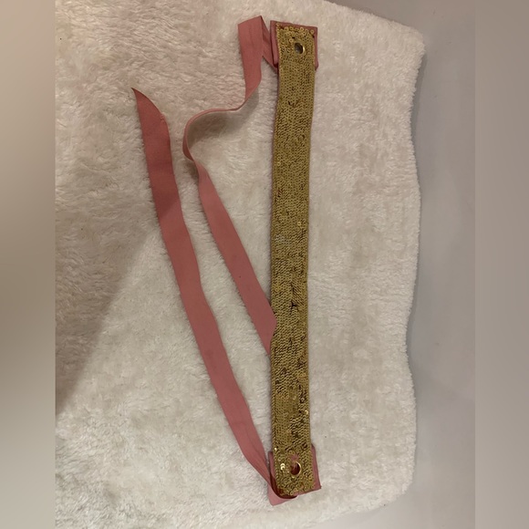JUICY COUTURE KIDS GOLD SEQUIN BELT - Picture 7 of 7